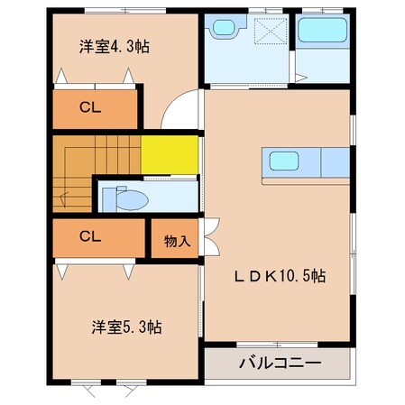 クレストの物件間取画像